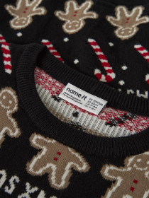 NAME IT Jule Striktrøje Rasko Black